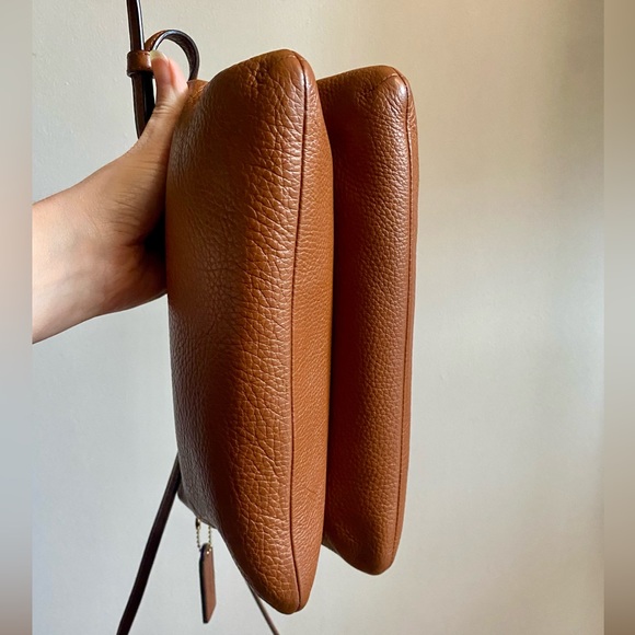 COACH Pebbled Leather Embossed Crossbody - Picture 8 of 14